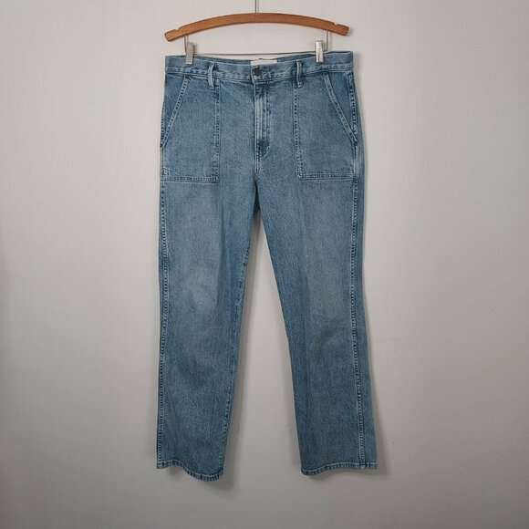 Lafayette 148 Wythe High Rise Straight Leg Jeans Size 31 - Picture 11 of 11